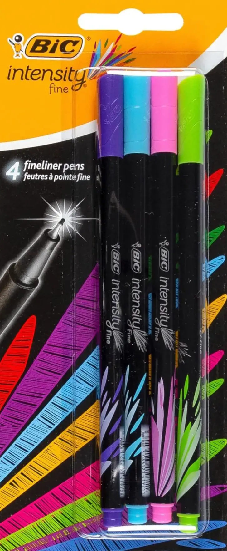 Bic Intensity Muotivarit 4Kpl Fineliner