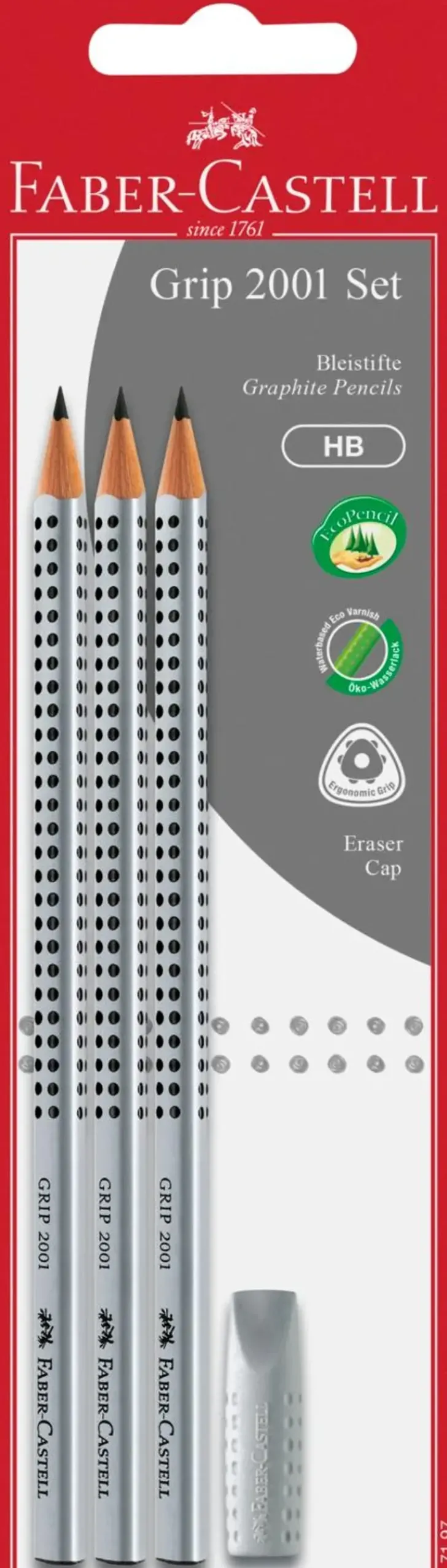 Faber-Castell Lyijykyna Grip 3Kpl
