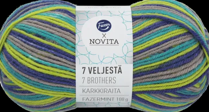 Fazer X Novita Neulelanka 7 Veljesta Karkkiraita Fazermint