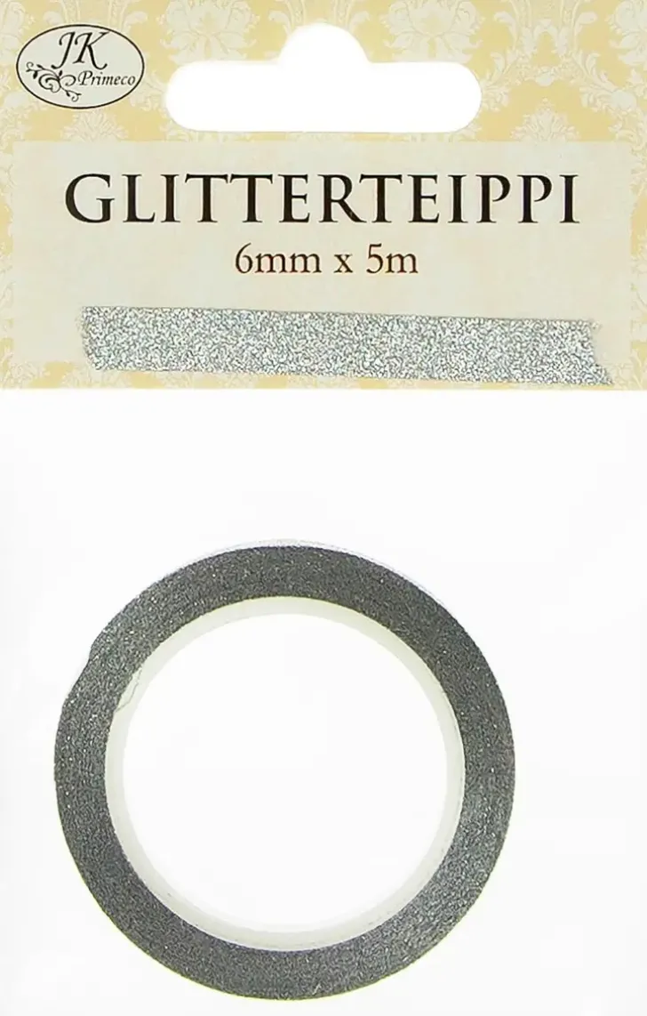 J.K. Primeco Glitterteippi Hopea 6Mmx5M