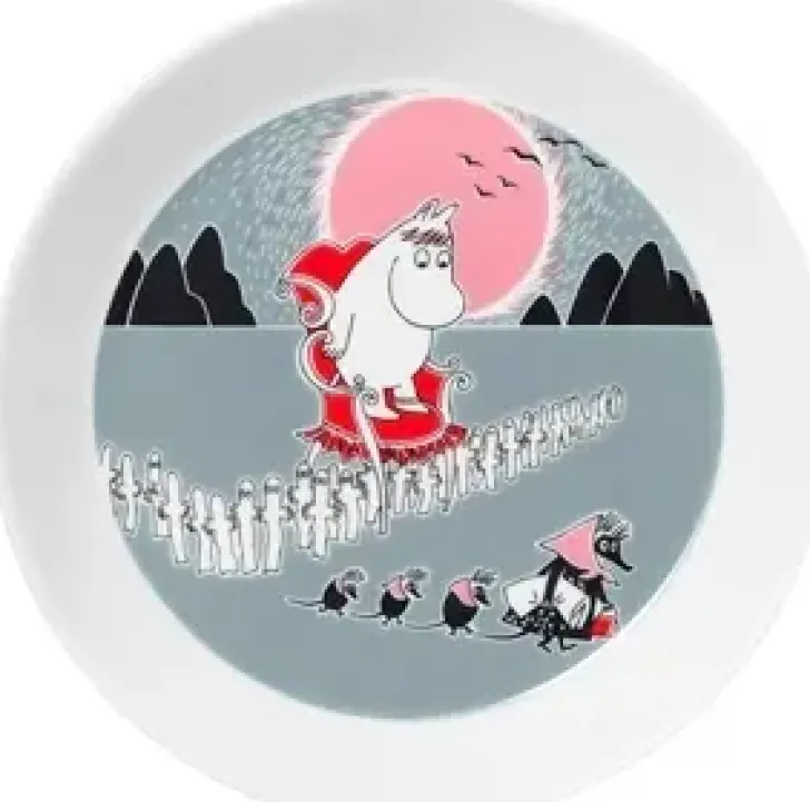 Moomin Arabia Muumi Lautanen Seikkailu Muutto 19 Cm