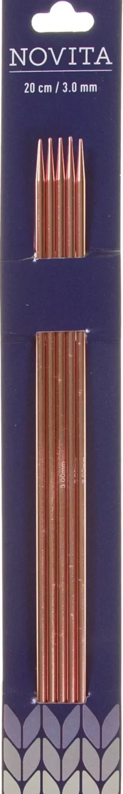 Novita Sukkapuikot 20Cm - 3 Mm Vaaleanpunainen