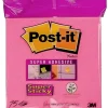 Post-It Super Sticky Viestilaput, Varilajitelma, 76X76Mm, 6820-Ss3 Piikkipakkaus